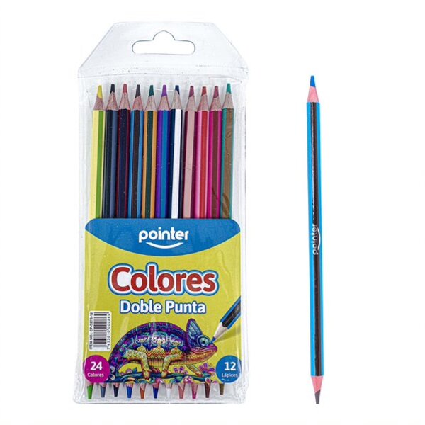 Set De Colores Redondos Doble Punta 12 Und