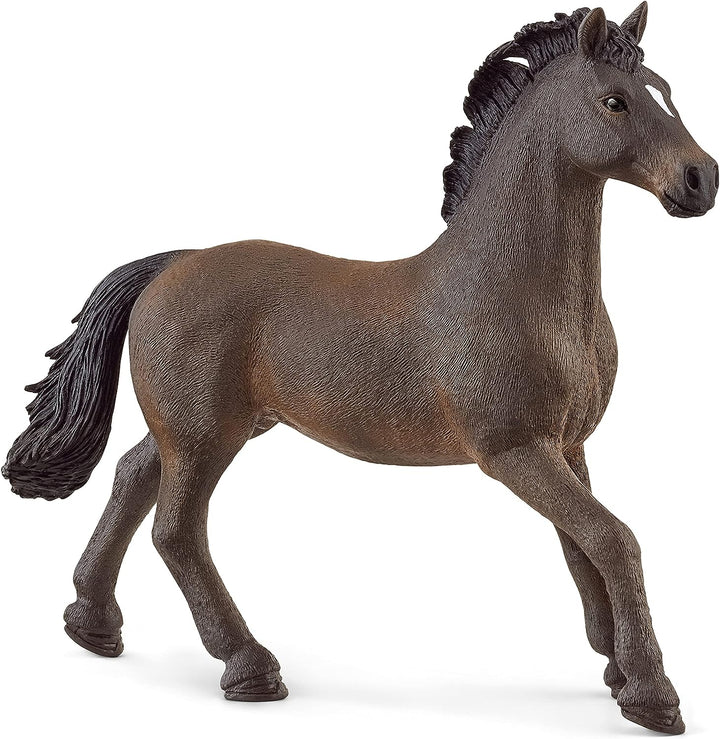 Figura Animales Caballo Oldenburger  Pintado A Mano
