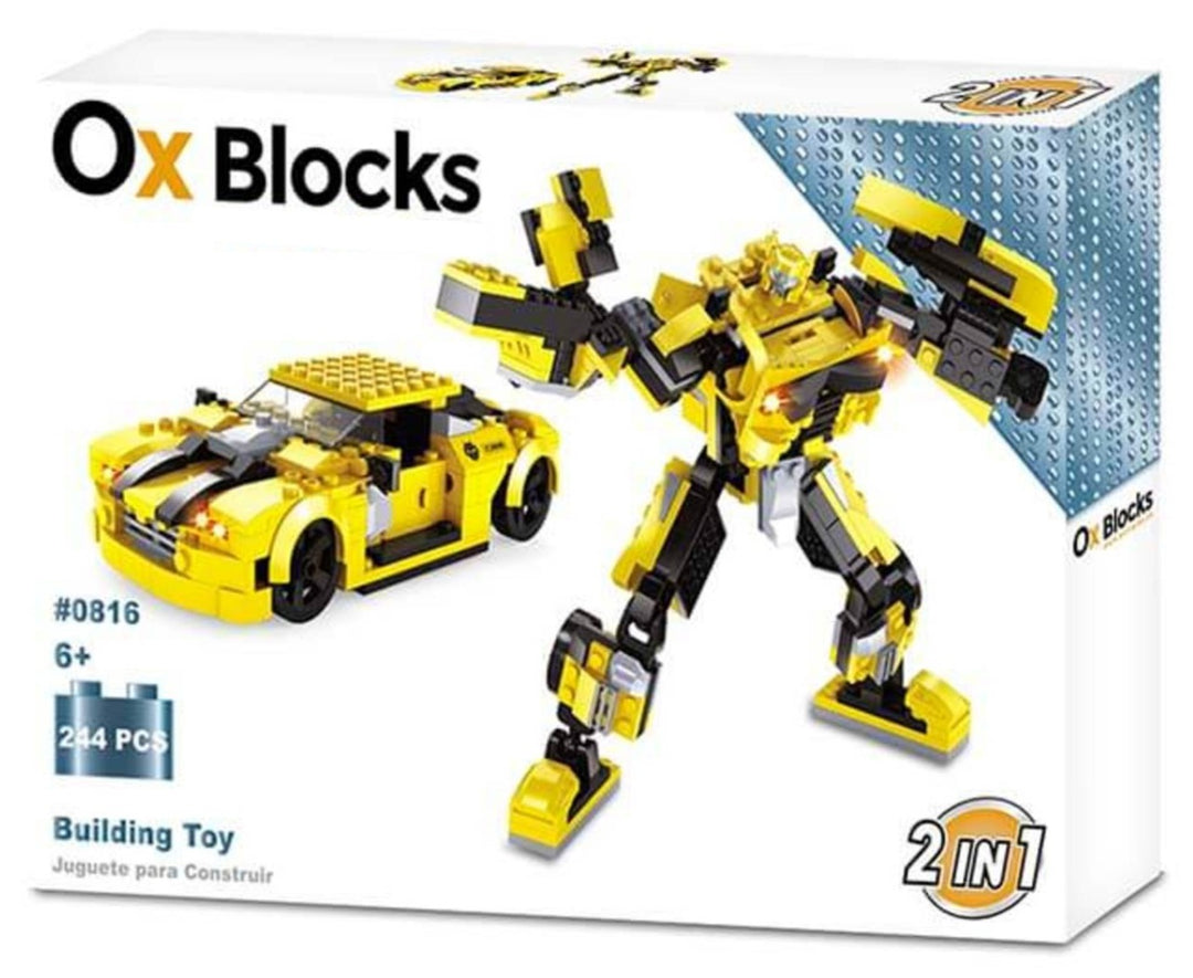 Juego De Construccion Transformer 2 en 1 244 Piezas