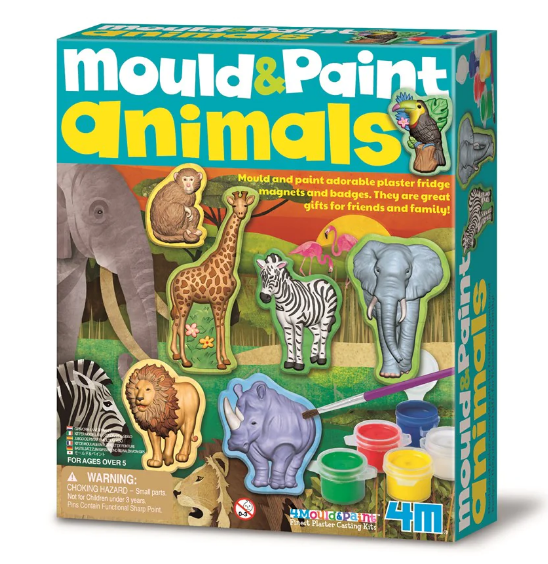 Kit De Arte Moldea Y Pinta Animales De La Selva