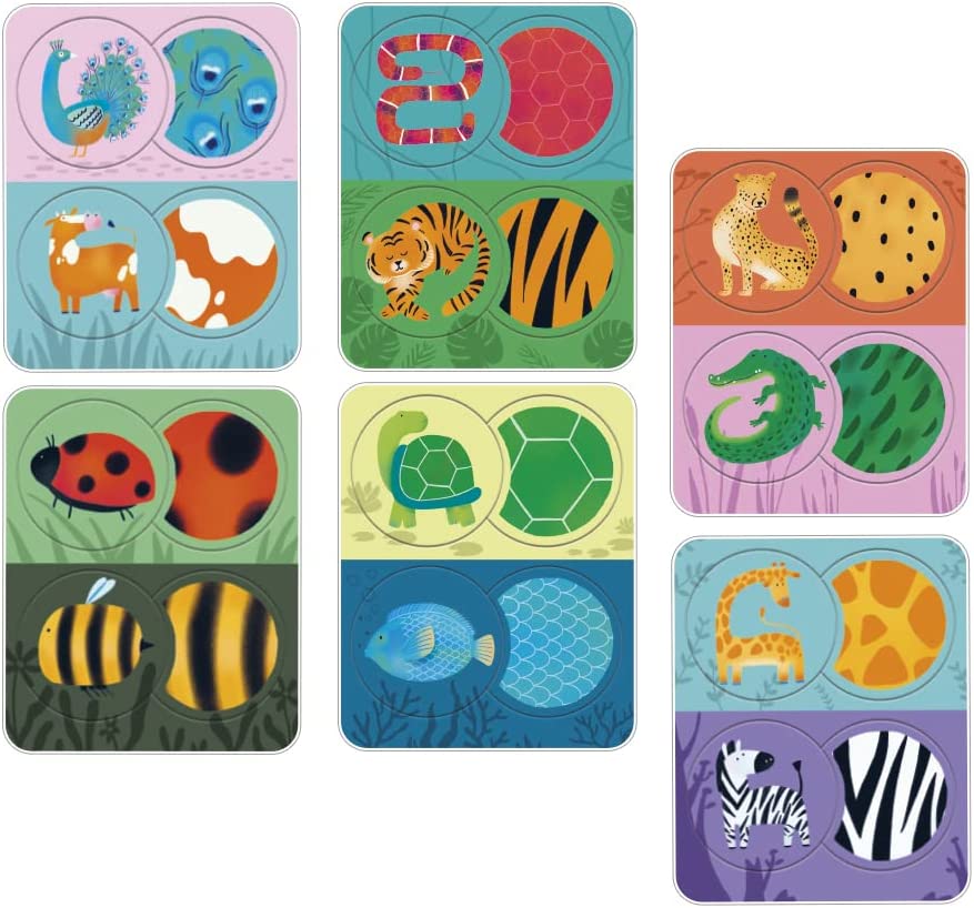 Rompecabezas Animales Y Texturas Montessori Niños