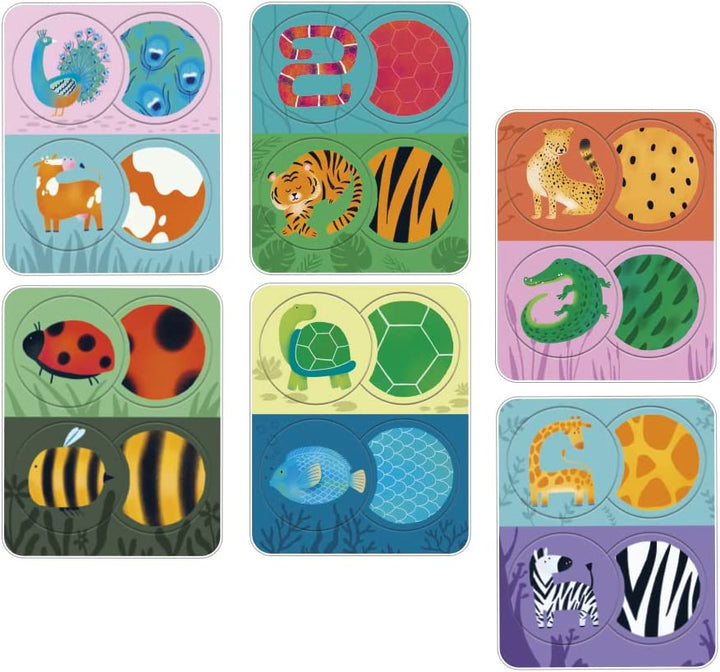 Rompecabezas Animales Y Texturas Montessori Niños