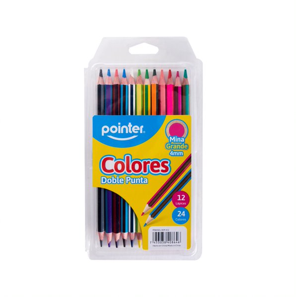 Caja De Colores Doble Punta 12Un