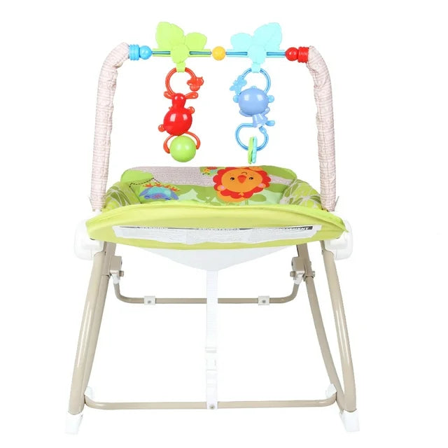 Silla Nido Verde Con Vibración  Para Bebe