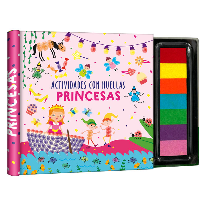 Libro Actividades Con Huellitas Princesas