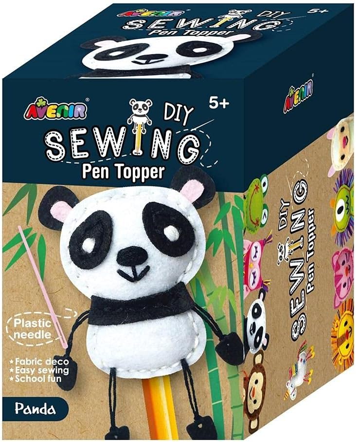 Set De Arte Y Manualidades Mini Panda Tejido
