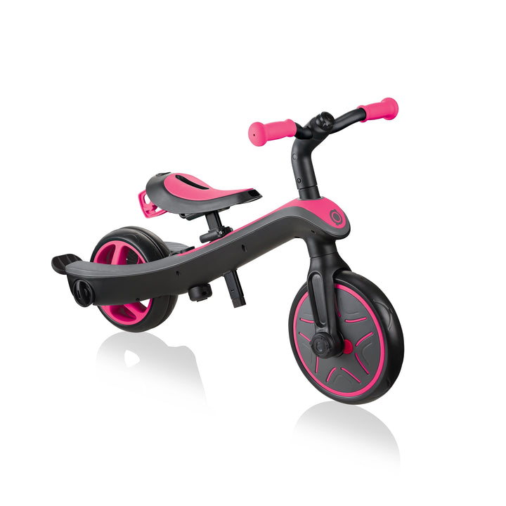 Triciclo y Bicicleta de Balance 4 en 1 Rosa para niños