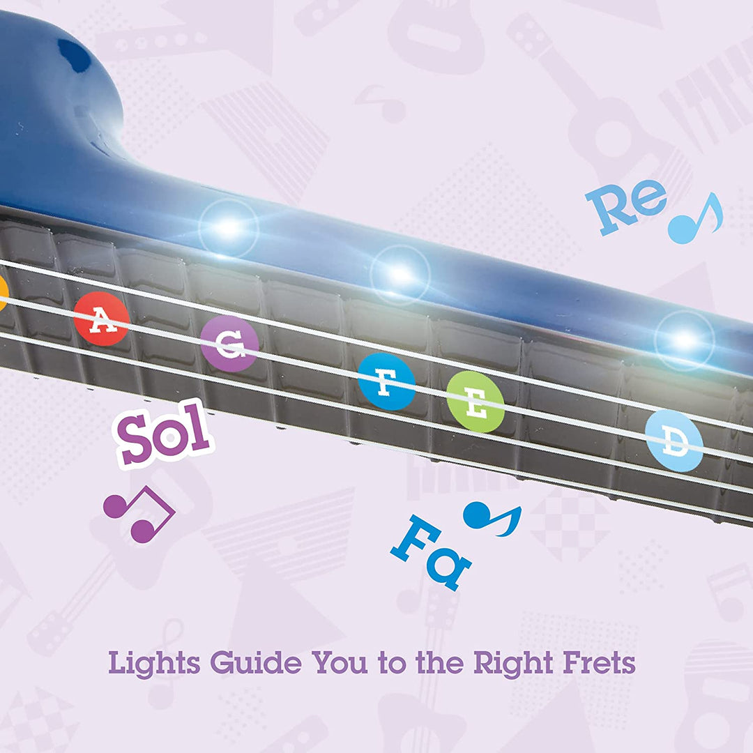 Guitarra Ukelele Con Luces Para Ninos