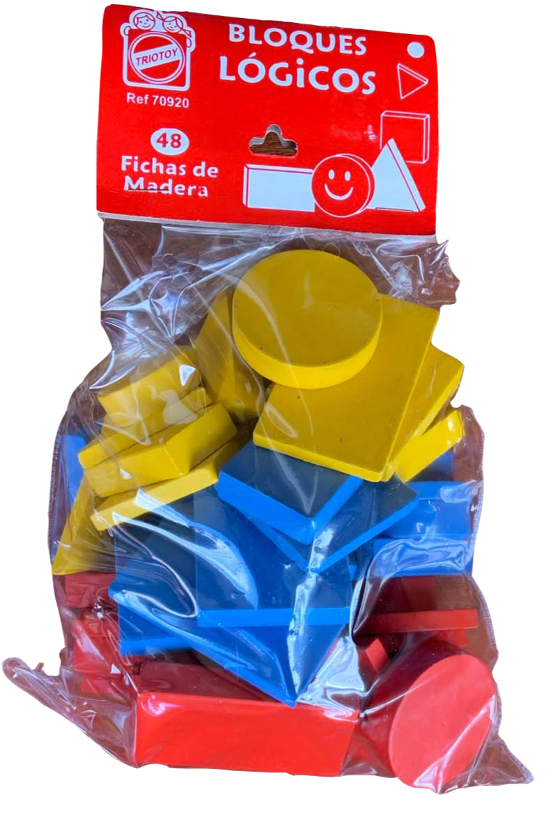 Bloques Lógicos Didácticos Madera