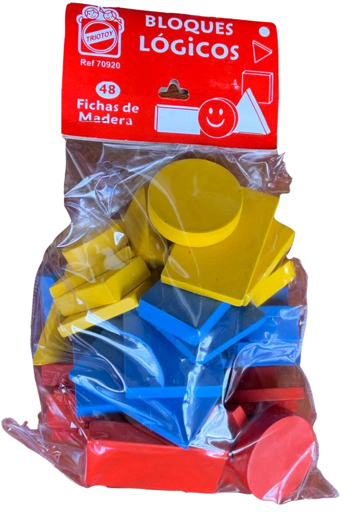 Bloques Lógicos Didácticos Madera