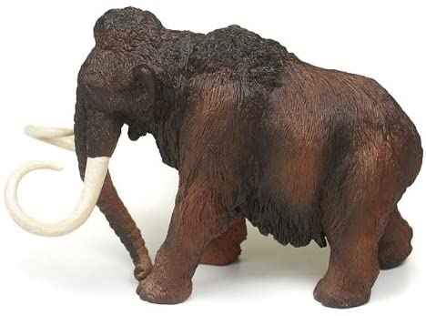 Figura Animales Mamut Pintada a Mano