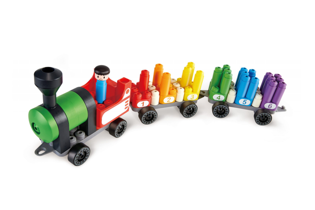 Juego De Construcción Tren Números y Colores