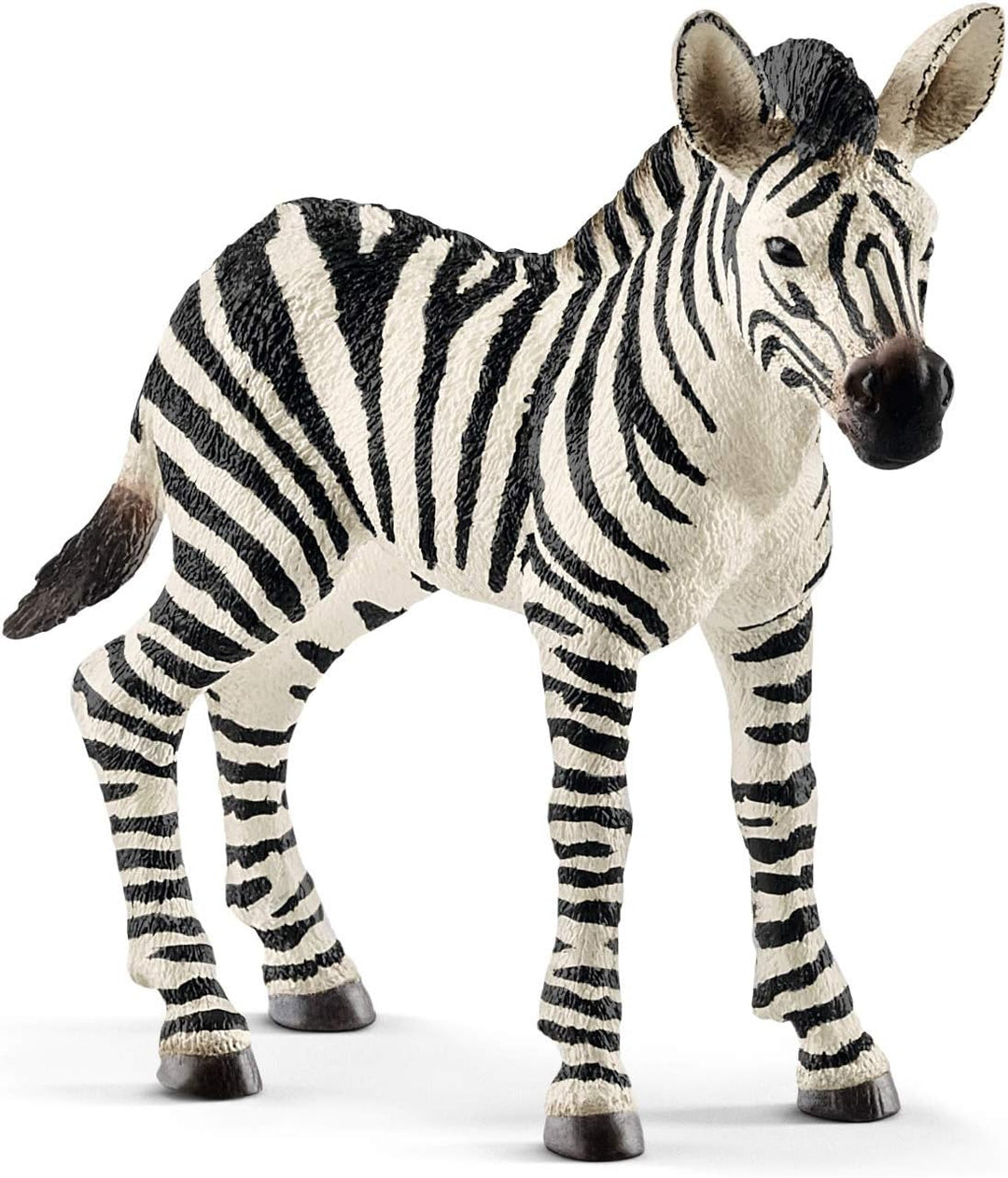 Figura Animales Cria De Cebra Pintada A Mano
