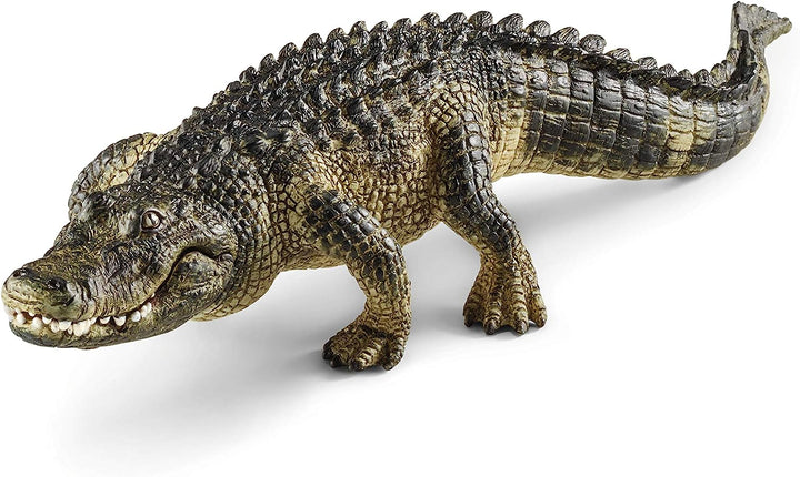 Figura Animales Caiman Pintado A Mano