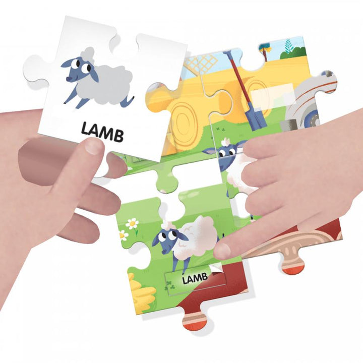 Juego Montessori Rompecabezas Aprende Ingles