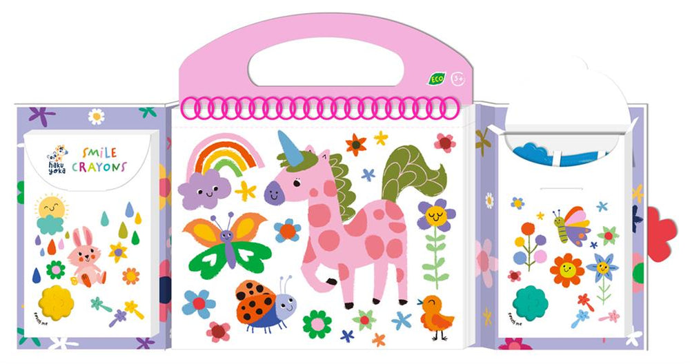 Set Mi Primer Libro Para Colorear unicornios