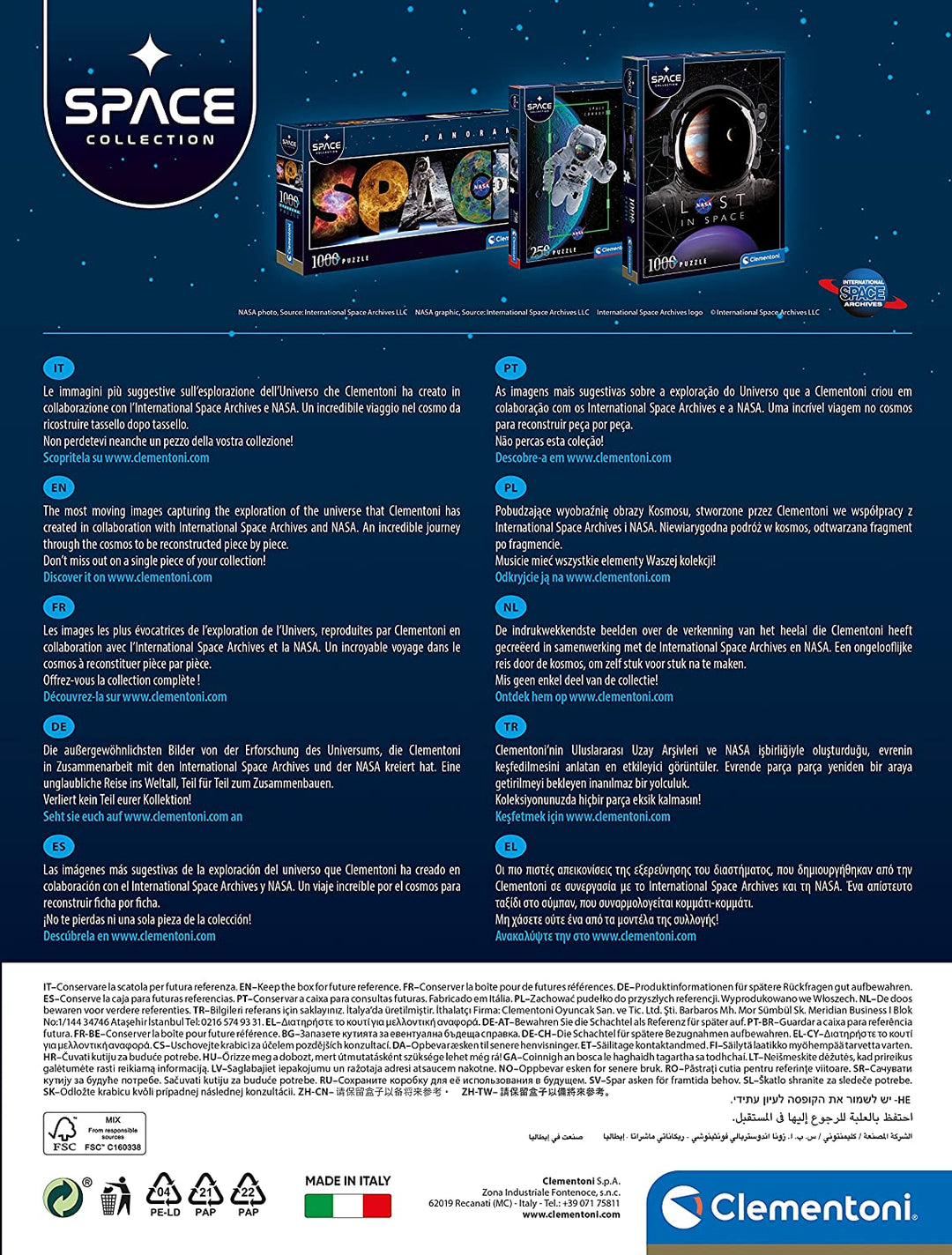 Rompecabezas 1000 Piezas Astronauta Espacio