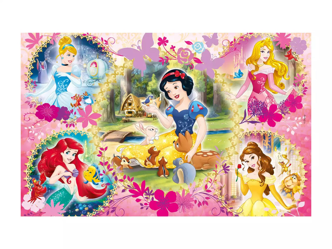 Rompecabezas Princesas Disney 2 En 1 Niños