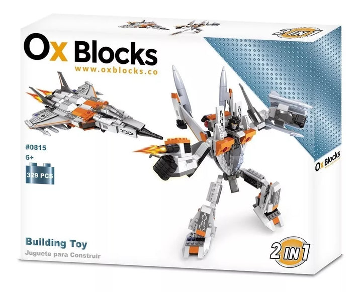 Set De Construccion 329 Piezas Aventura Jet 2 En 1