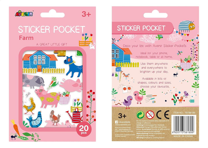 Set De Stickers Brillantes La Granja