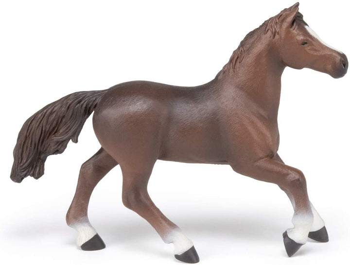 Figura Caballo Anglo Árabe Pintada a Mano