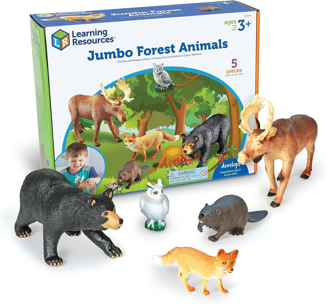 Set Animales Del Bosque Jumbo Figuras Coleccionables