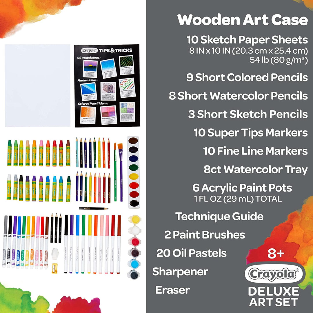 Set de Arte de Lujo en Madera Crayola