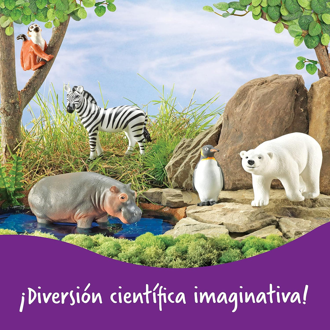 Set Animales Del Zoologico Jumbo Figuras Coleccionables