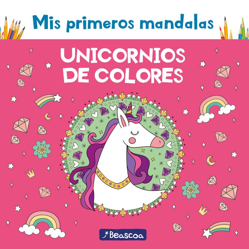 Libro Primeras Mandalas Unicornios Colorear