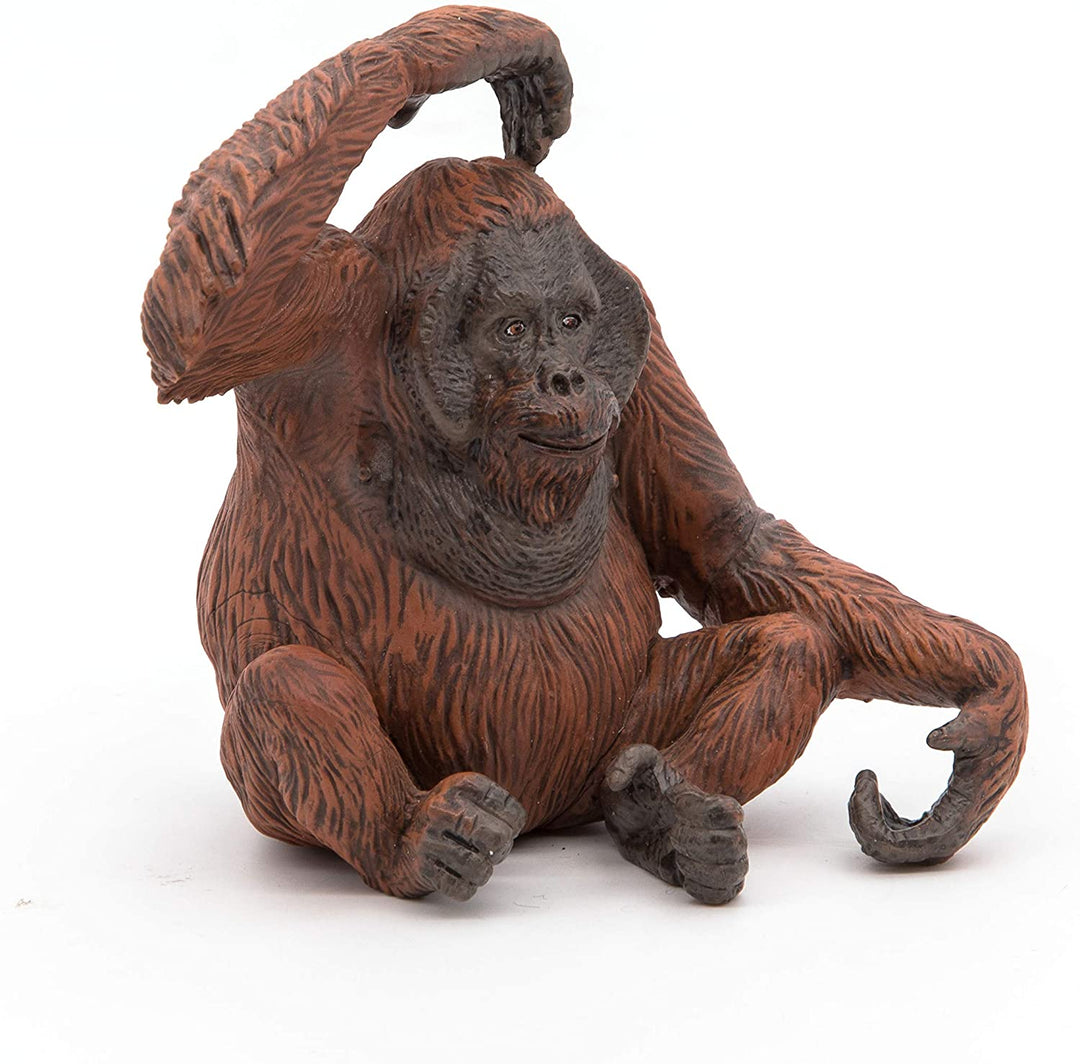 Figura Animales Orangután Pintado a Mano