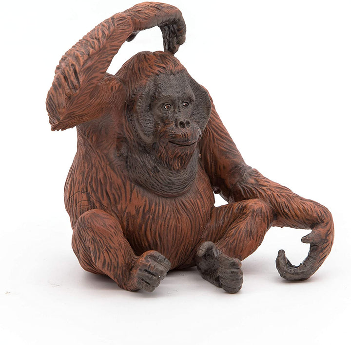 Figura Animales Orangután Pintado a Mano
