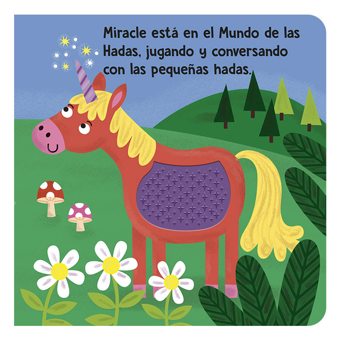 Libro Sensorial Unicornios Magicos Tocar Y Sentir