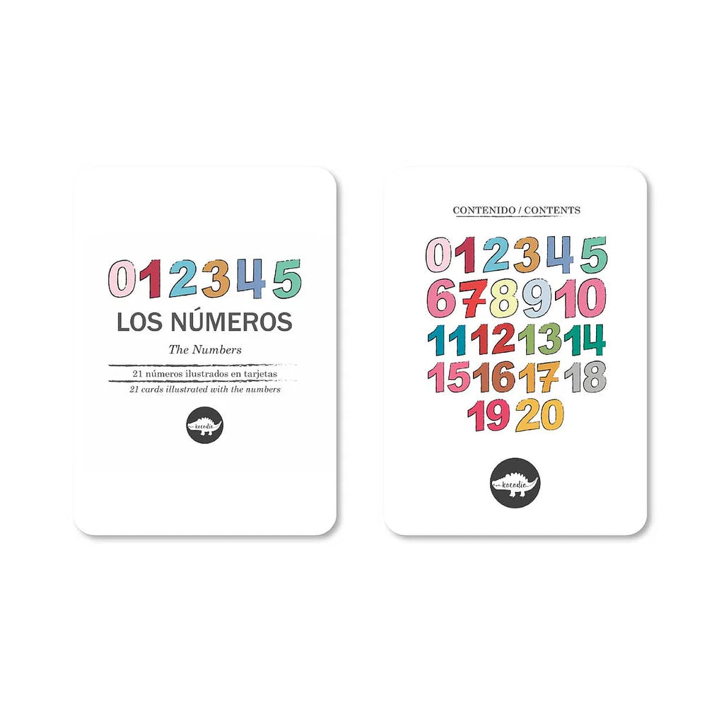 Flash Cards Kocodio Los Números