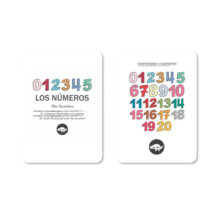 Flash Cards Kocodio Los Números
