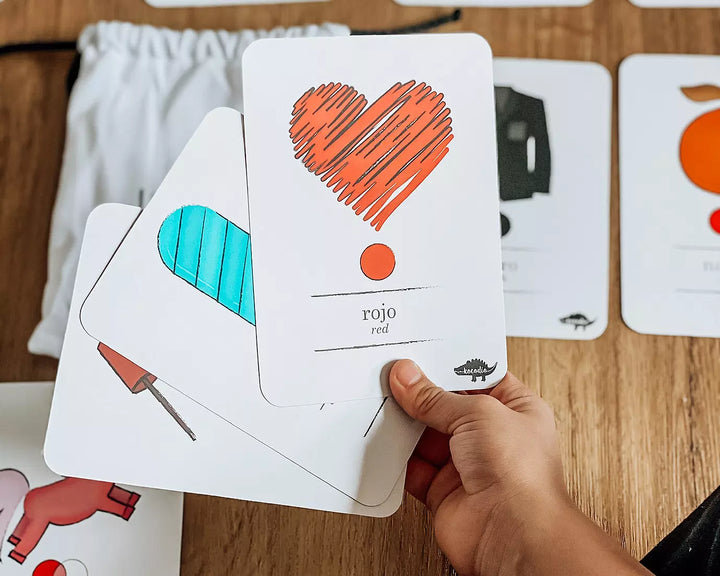 Flash Cards Los Colores Cartas Didácticas