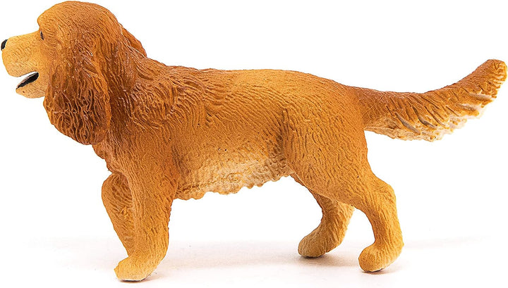 Figura Animales Perro Cocker Spaniel Ingles Pintado A Mano