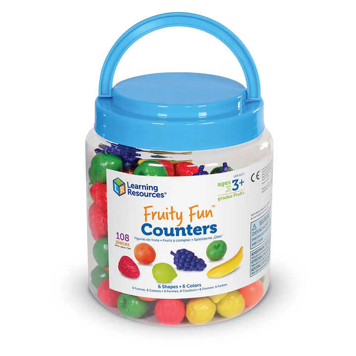 Set De Conteo Y Clasificación De Frutas Para Niños