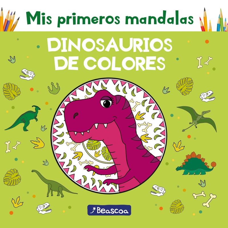 Libro Primeras Mandalas Dinosaurios Colorear