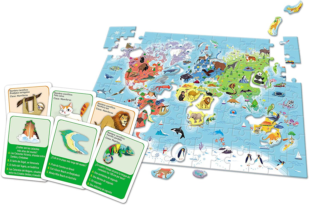 Rompecabezas Y Juego De Mesa Descubre El mundo