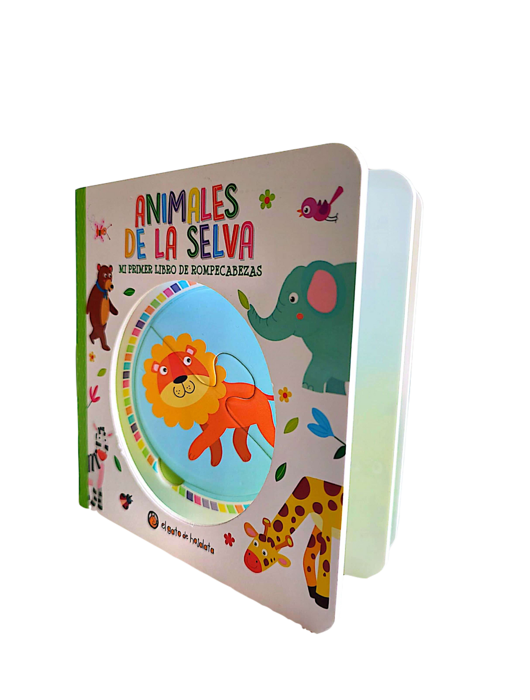 Libro y Rompecabezas Animales Selva