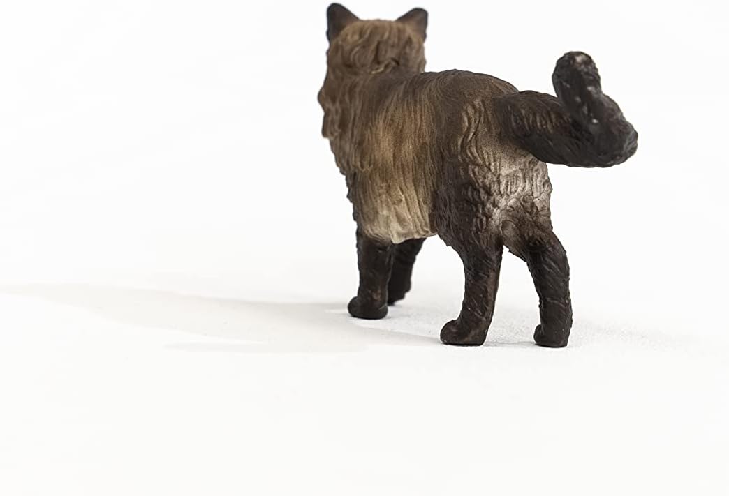 Figura Animales Gato Ragdoll Pintado A Mano