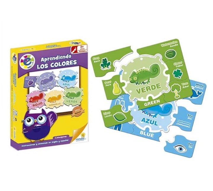 Rompecabezas Asociativo Aprendiendo Los Colores