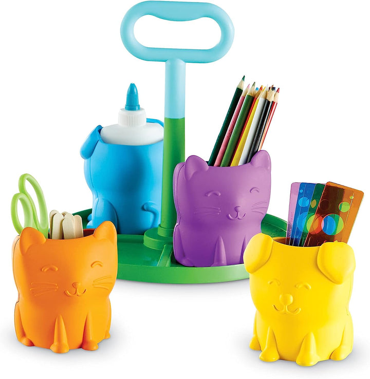 Set Organizador de Escritorio Mascotas Para Ninos