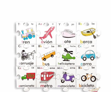 Maleta Didáctica Vocabulario Encaja Grama