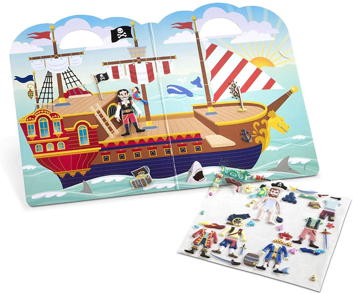 Set De Stickers Reutilizables Piratas