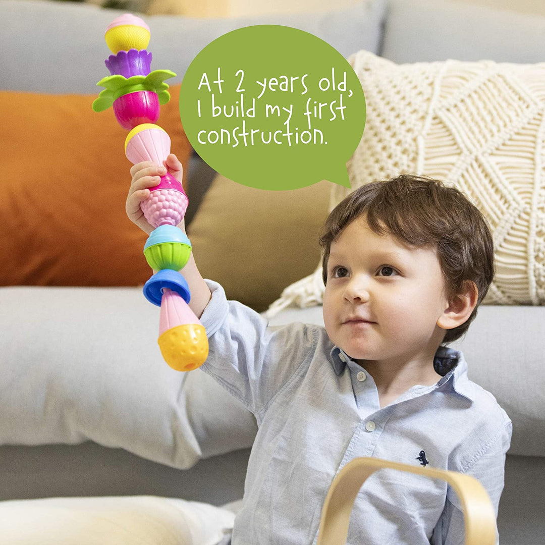 Juego De Cuentas Montessori Para Enhebrar