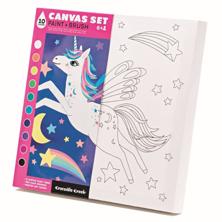 Set De Arte Lienzo Para Pintar Unicornios