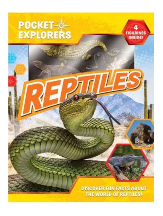 Libro y Juego 2 En 1 Animales Reptiles