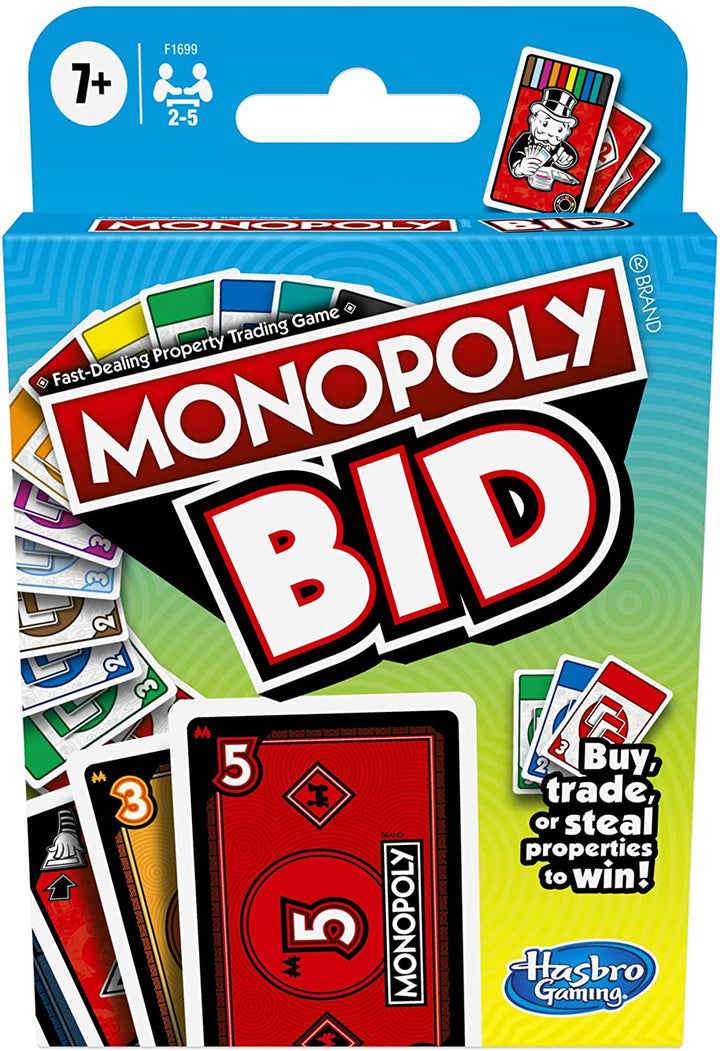 Monopoly Subasta Juego De Cartas Familiar