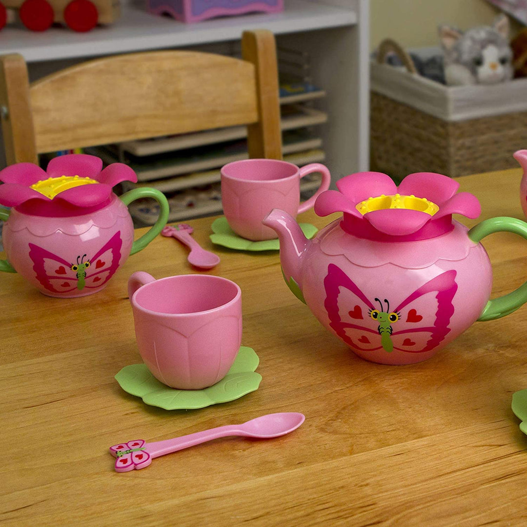 Juego De Te Con Diseno Mariposas
